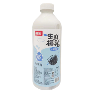 椰彩1kg冷凍生鮮椰乳（PET瓶裝）